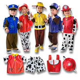 Kids Puppy Patrol Rescue Uniforms — Tops, Trousers, Backpack & Hat (Marshall-style, Chase-style inspired)